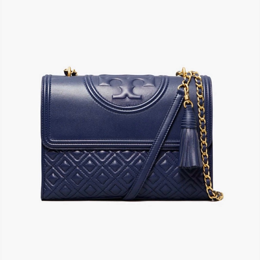 NEW! TORY BURCH Fleming Convertible Bag with Iconic removable Tassel! - Picture 5 of 16